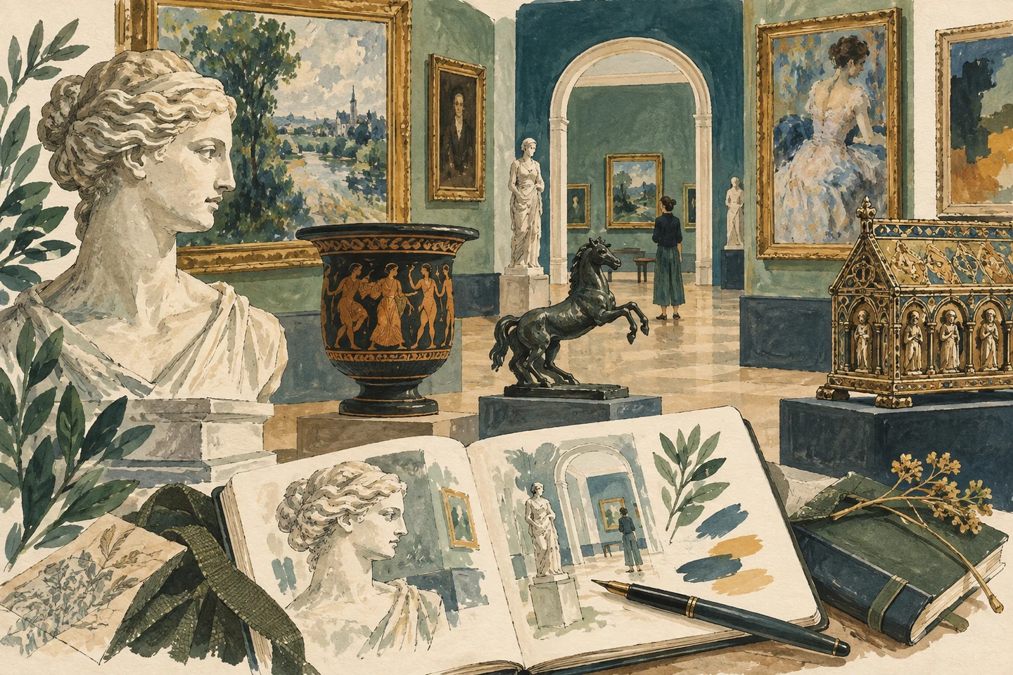 Illustration : Musée de Picardie — ambiance de la visite