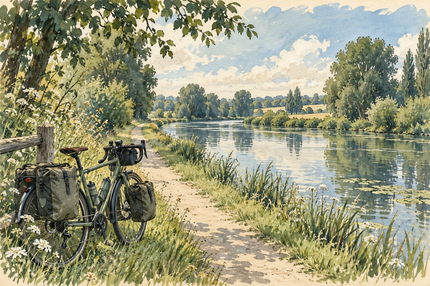 Illustration : Véloroute de la Somme — ambiance de la visite